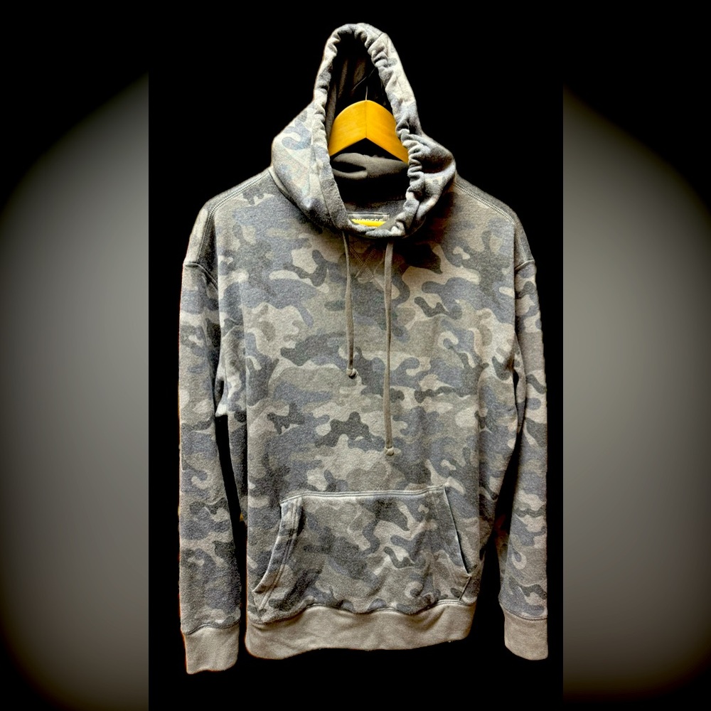 EXP Express Grey Camouflage hoodie in size Medium